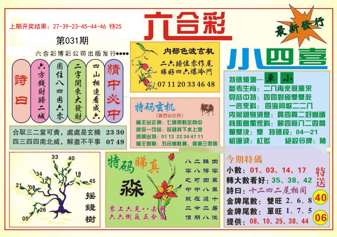 031期小四喜[图]
