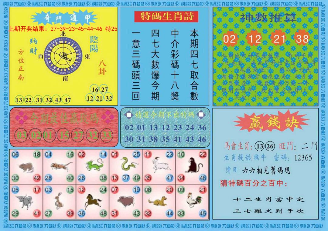 031期黄大仙灵码B[图]