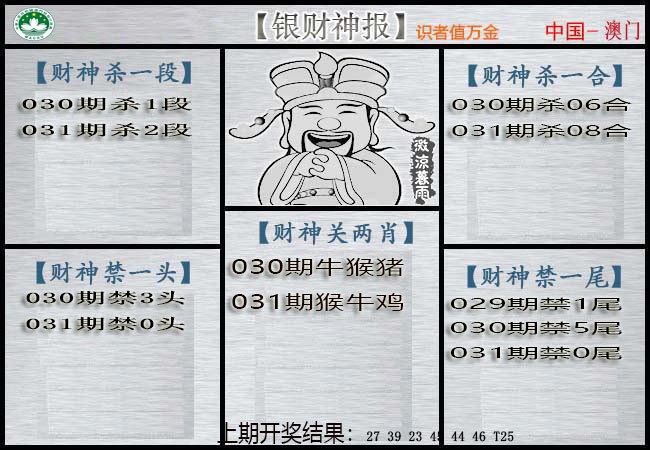 031期银财神[图]