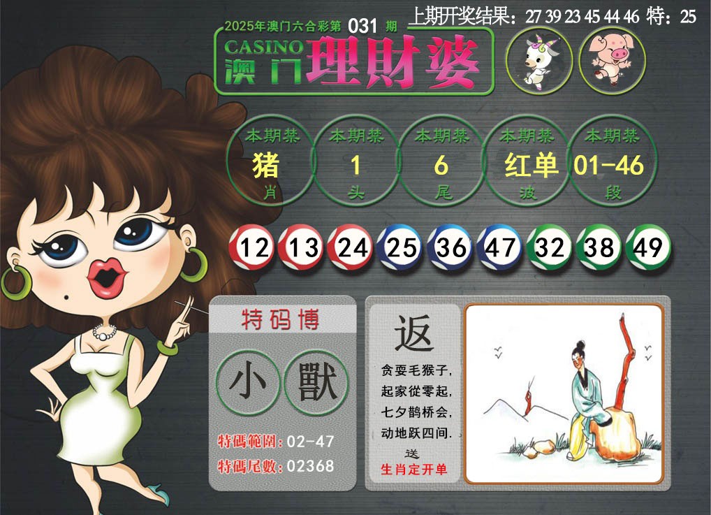 031期澳门理财婆[图]