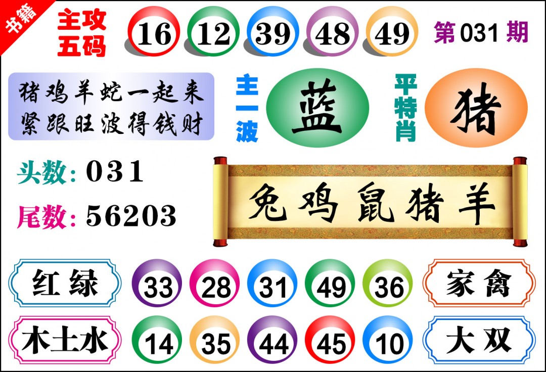 031期澳门主攻五码[图]