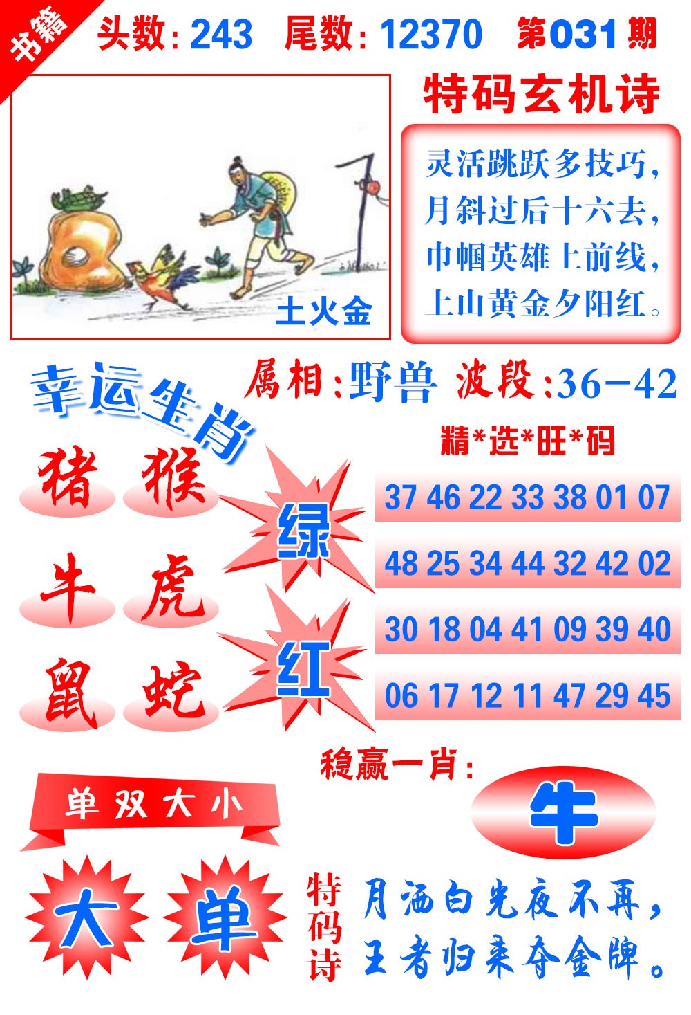 031期澳门铜宝典[图]