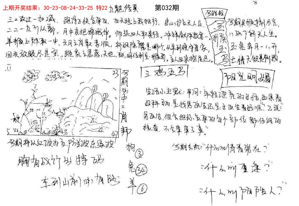 032期手写九龙内幕[图]