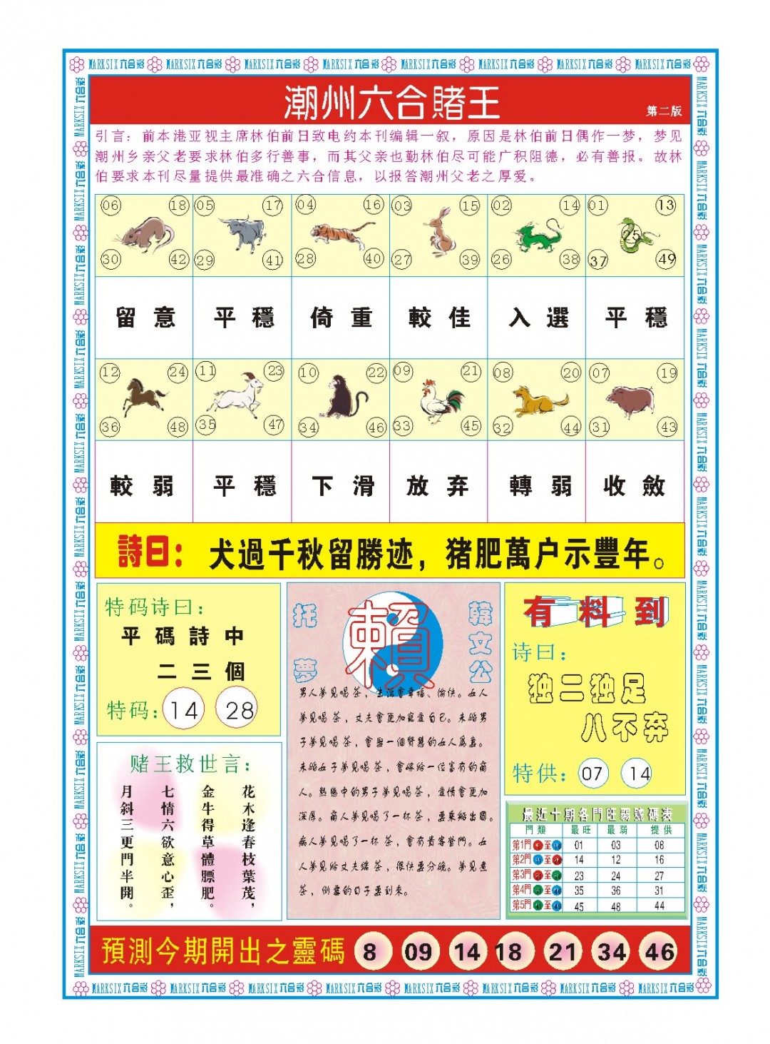 032期潮州六合赌王B[图]