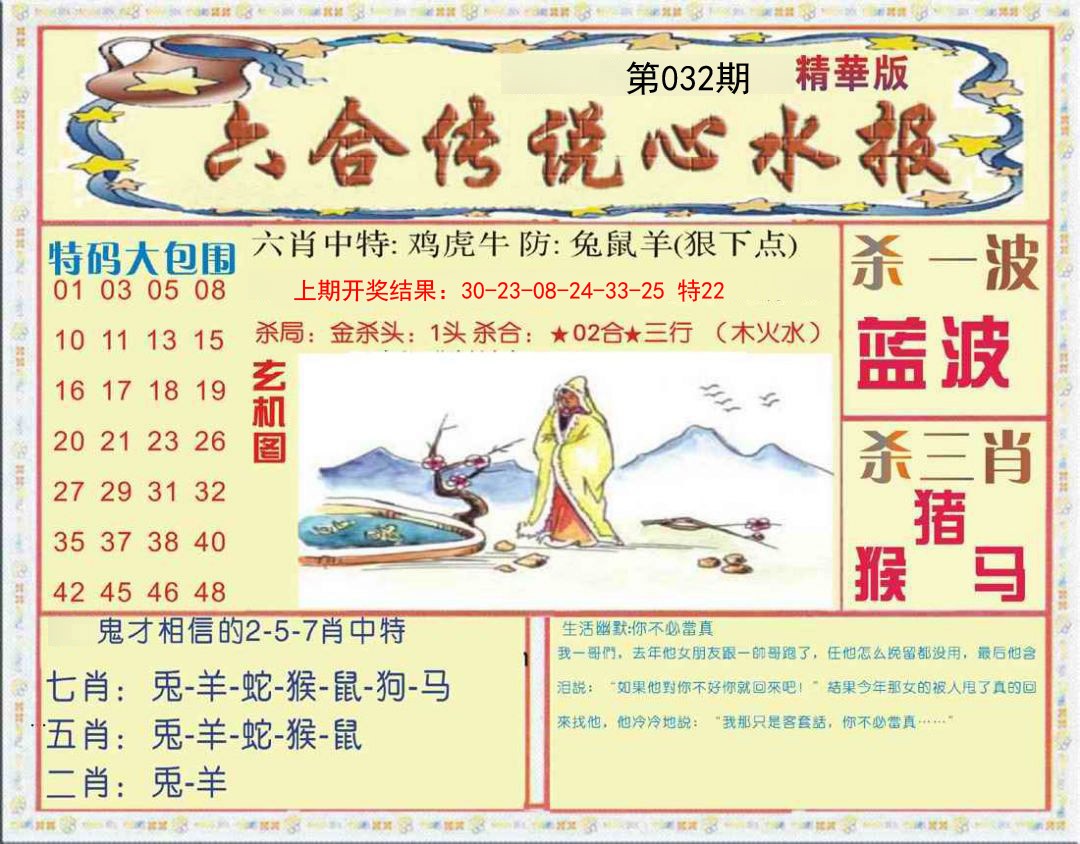 032期六合传说(心水版)[图]