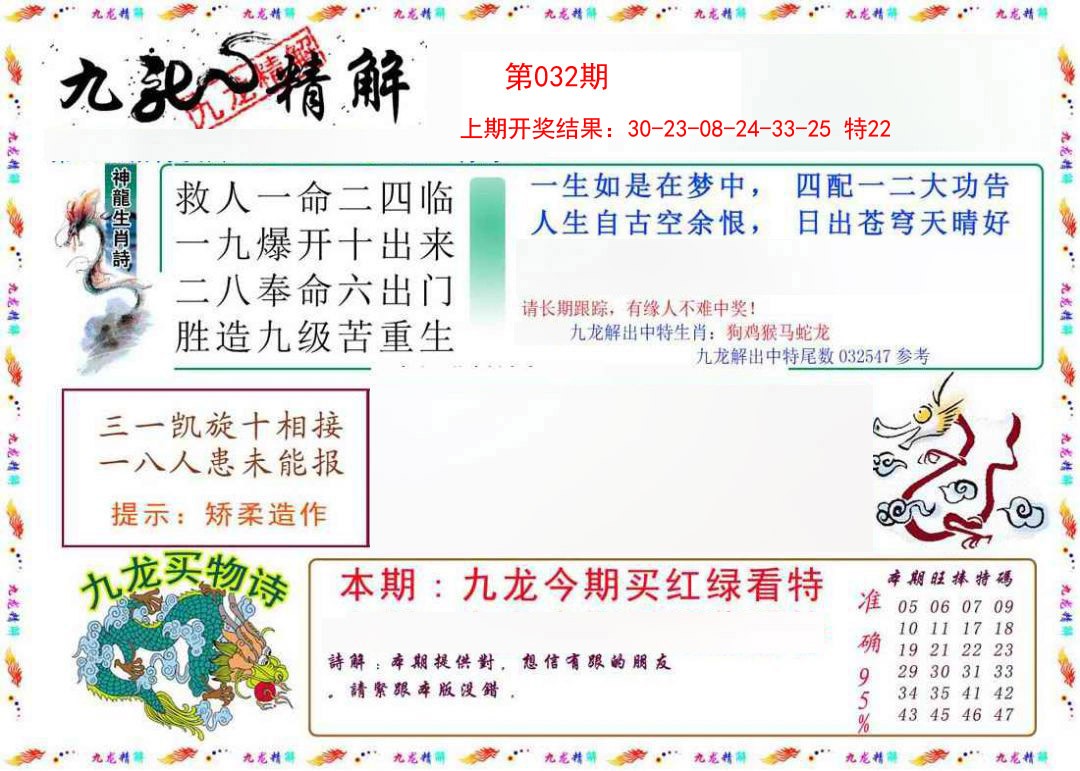 032期九龙精解[图]