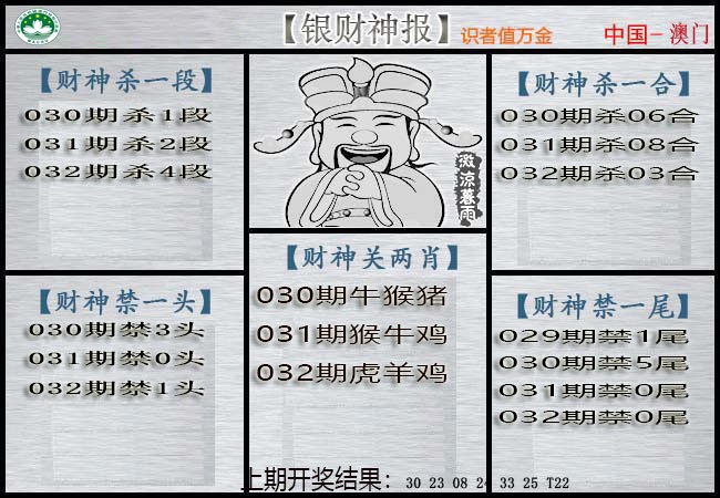 032期银财神[图]