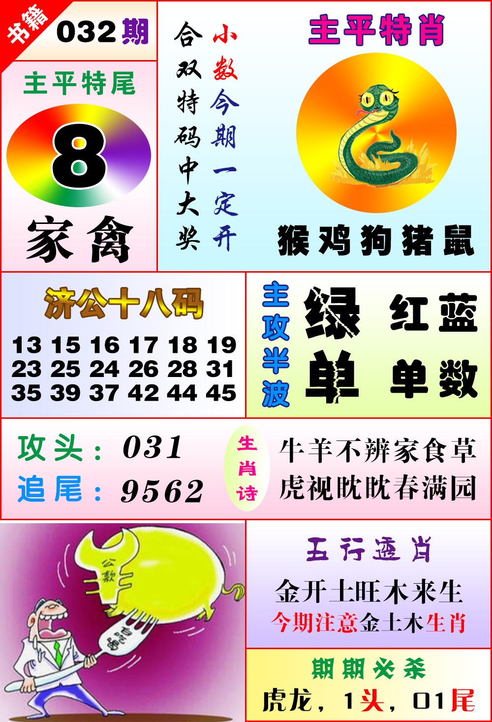 032期澳门狗头铡[图]