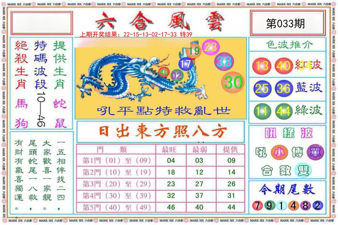 033期六合风云[图]