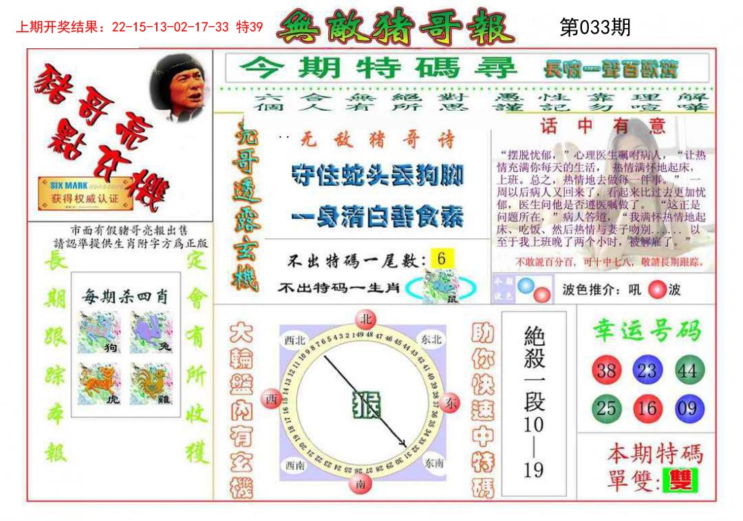 033期无敌猪哥[图]