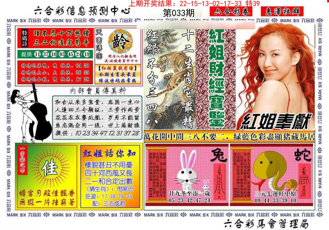 033期红姐财经宝鉴[图]