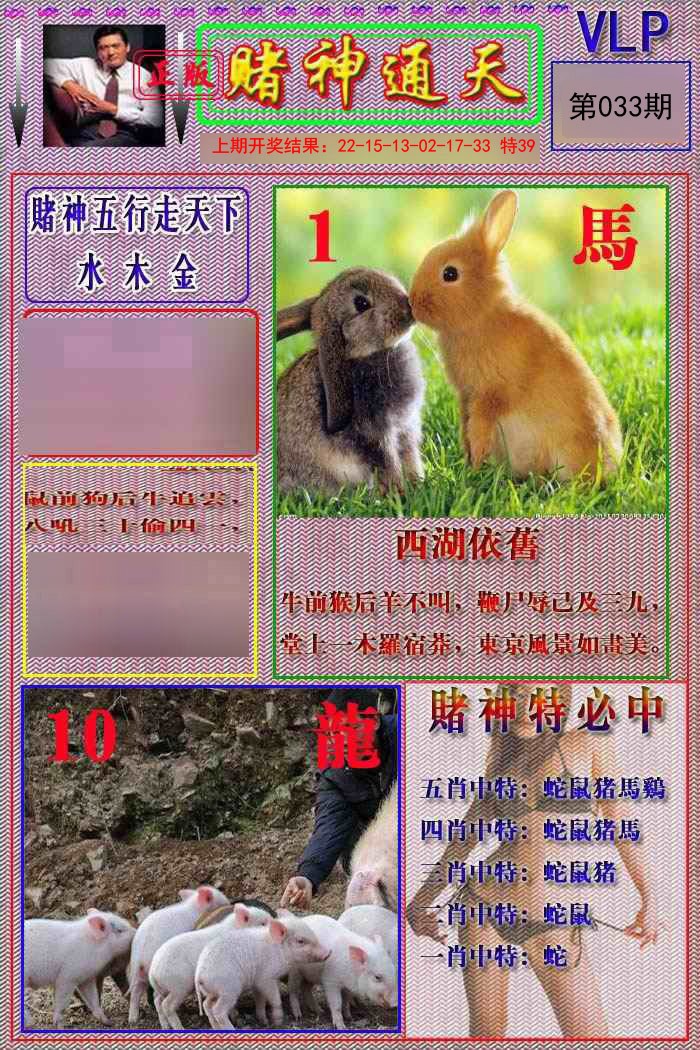 033期赌神通天报[图]