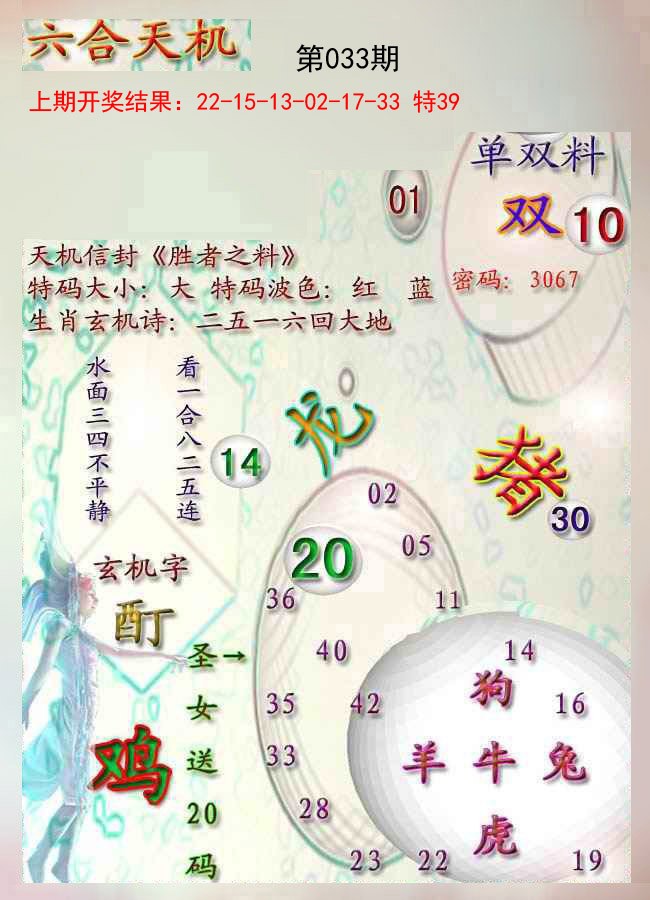 033期天机报[图]