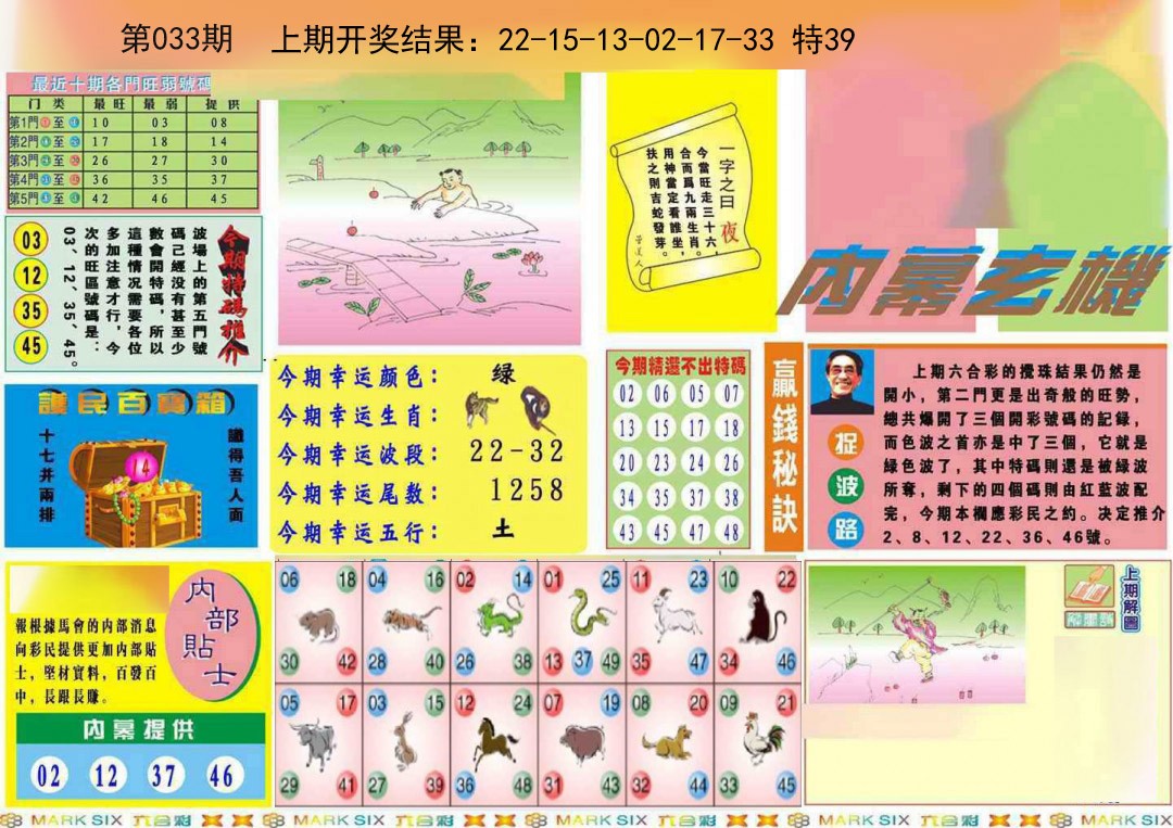 033期九龍内幕A(推荐)[图]