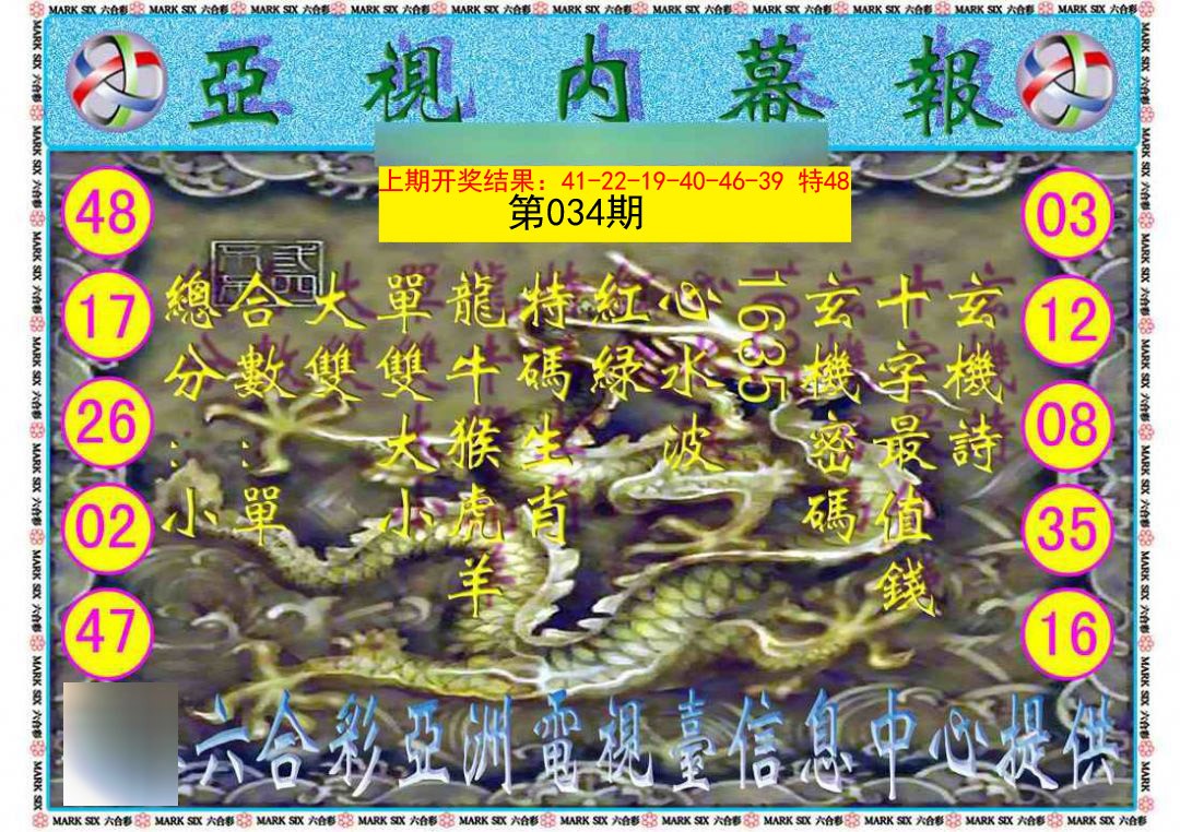 034期亚视内幕报[图]