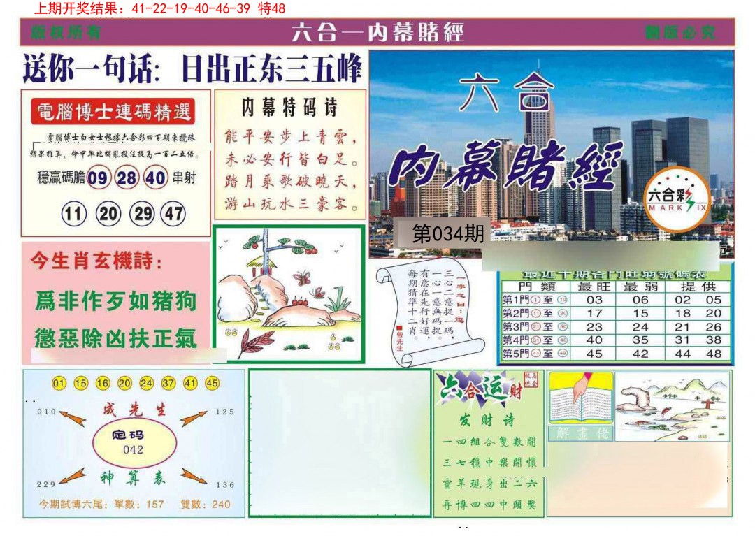 034期内幕赌经[图]