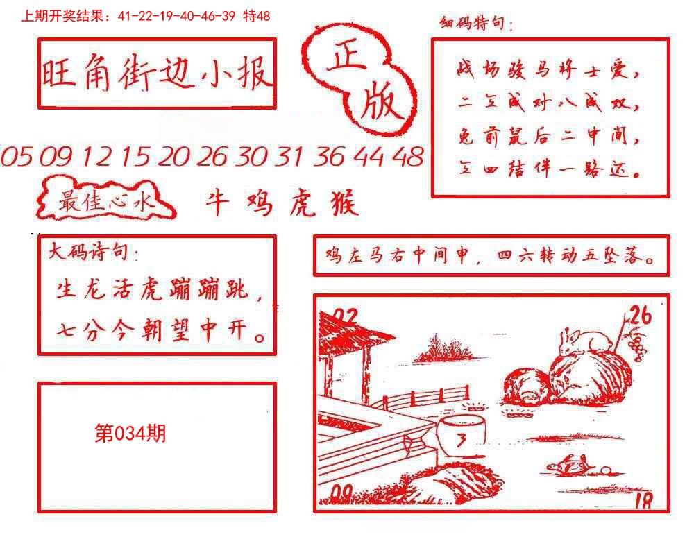 034期旺角街边小报[图]