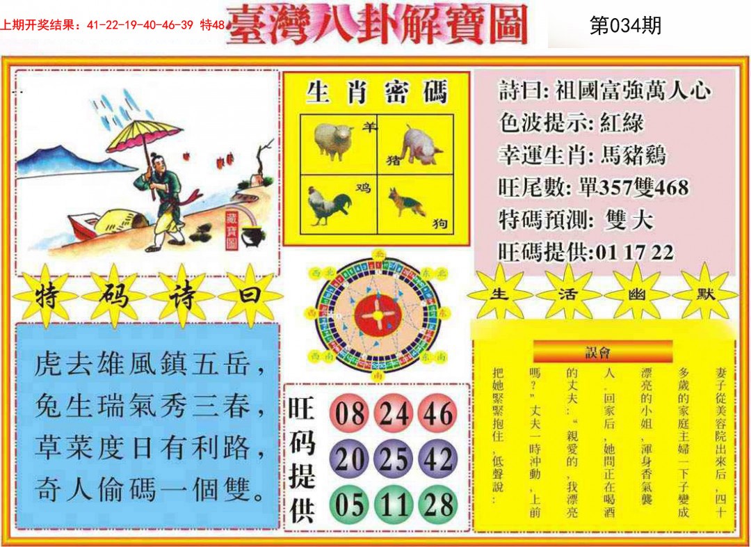 034期台湾八卦解宝图[图]
