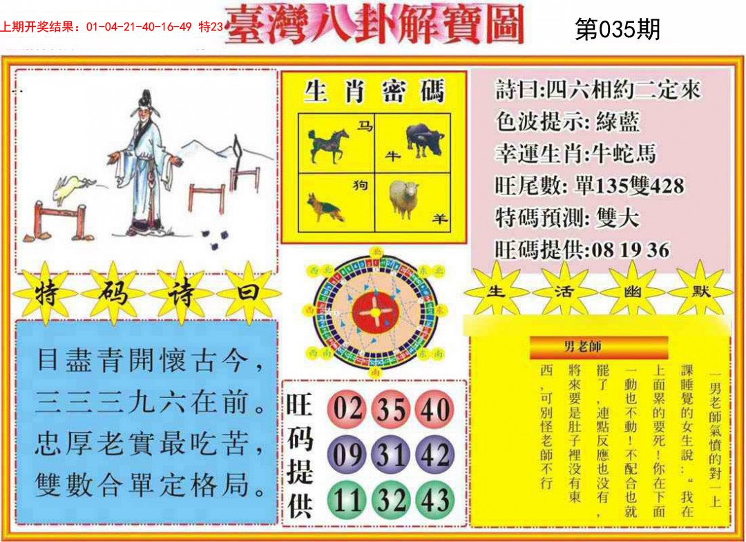 035期台湾八卦解宝图[图]