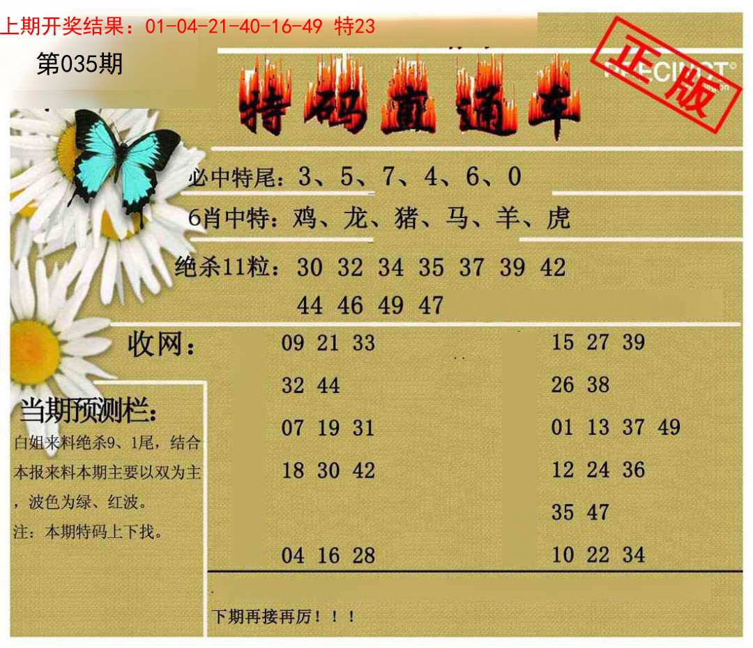 035期特码直通车[图]