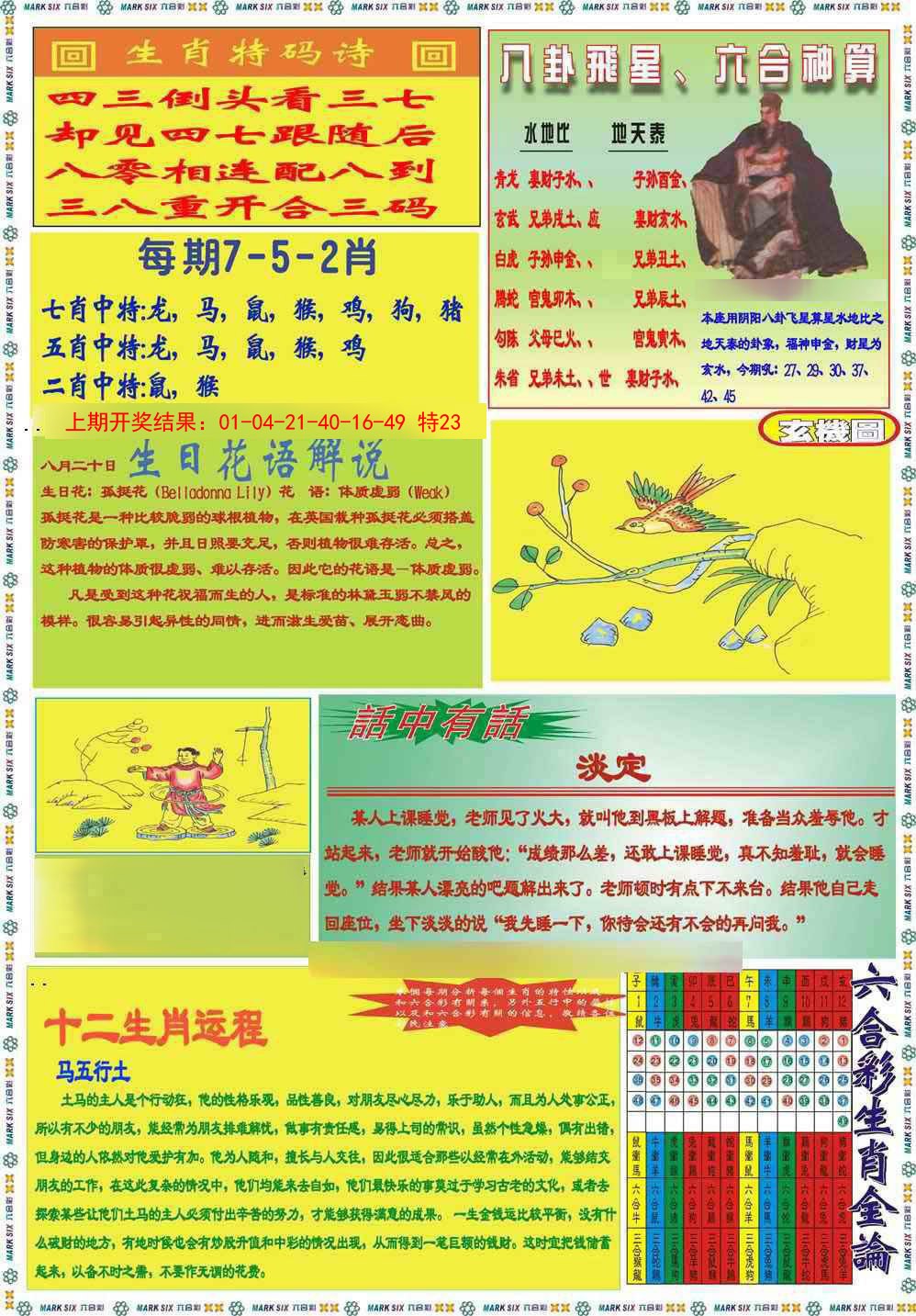 035期九龍马经B(推荐)[图]