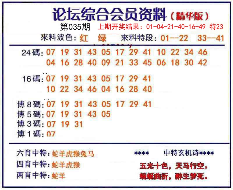 035期综合会员资料[图]