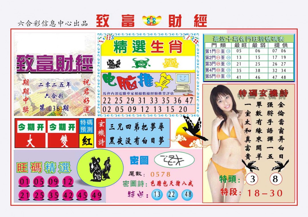 036期致富财经[图]