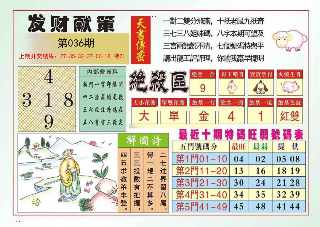 036期发财献策[图]