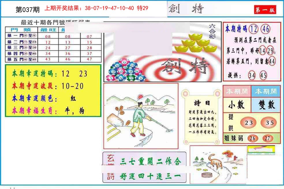 037期九龍创特A(推荐)[图]