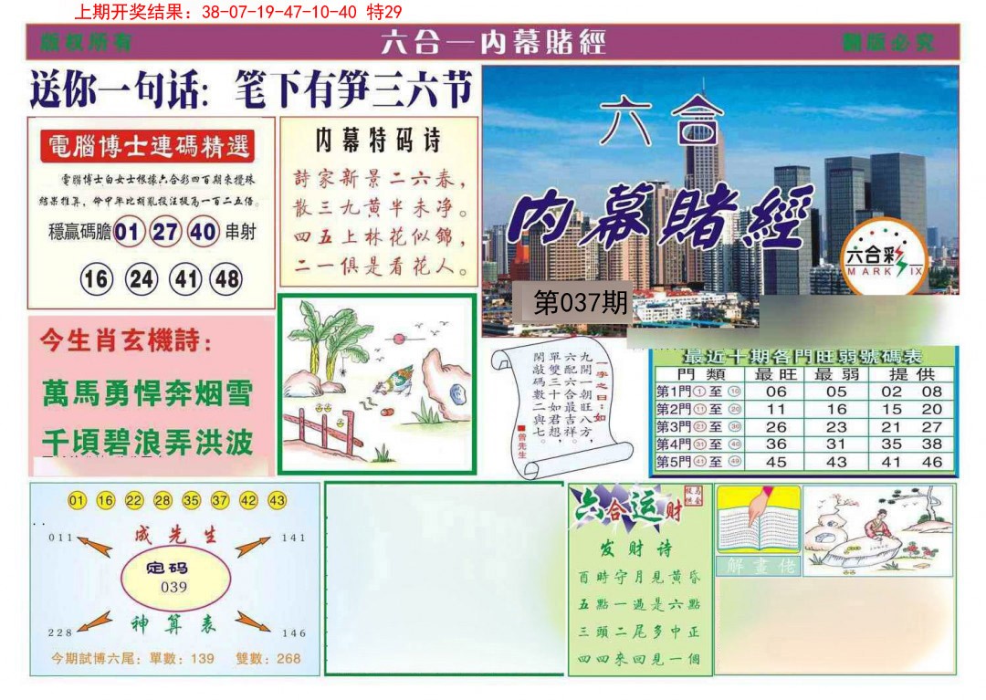 037期内幕赌经[图]