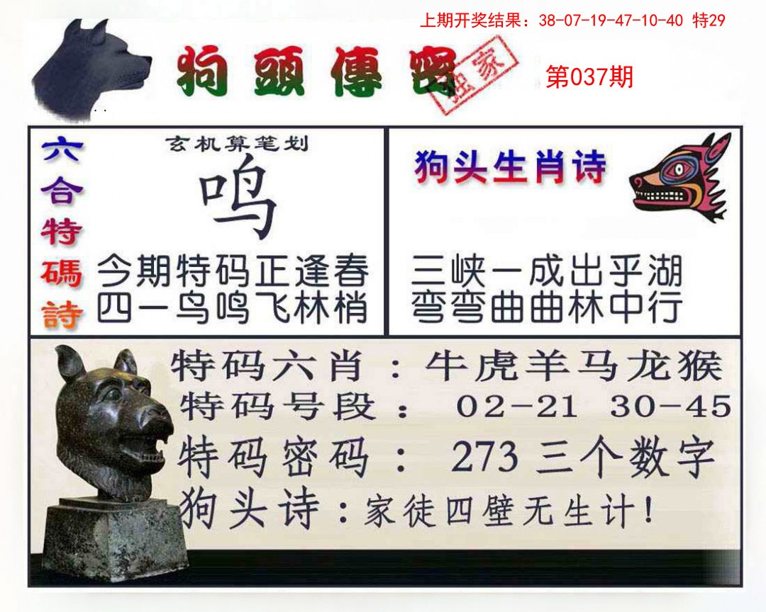037期狗头传密[图]
