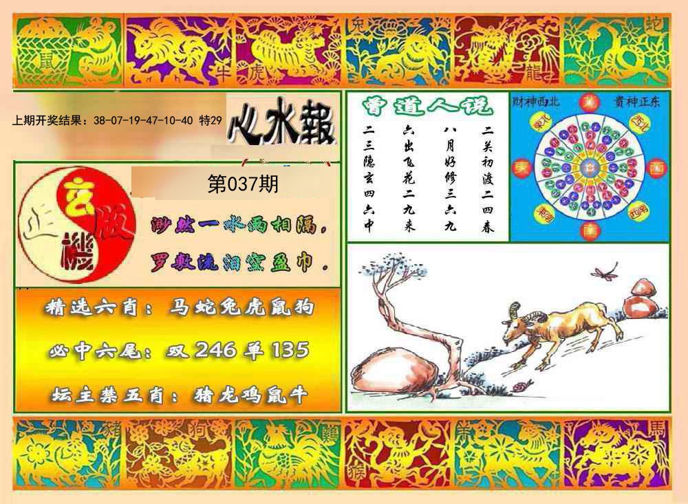 037期九龙心水报[图]