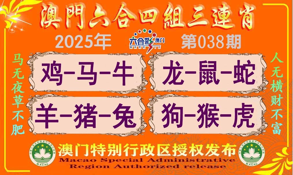 038期六合四组三连肖[图]