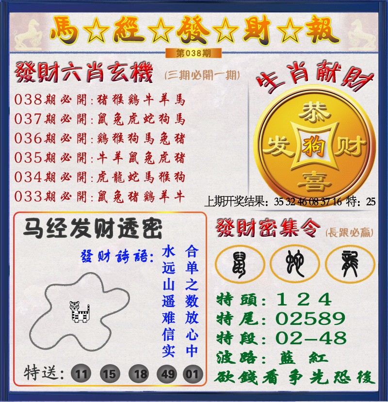 038期发财报[图]