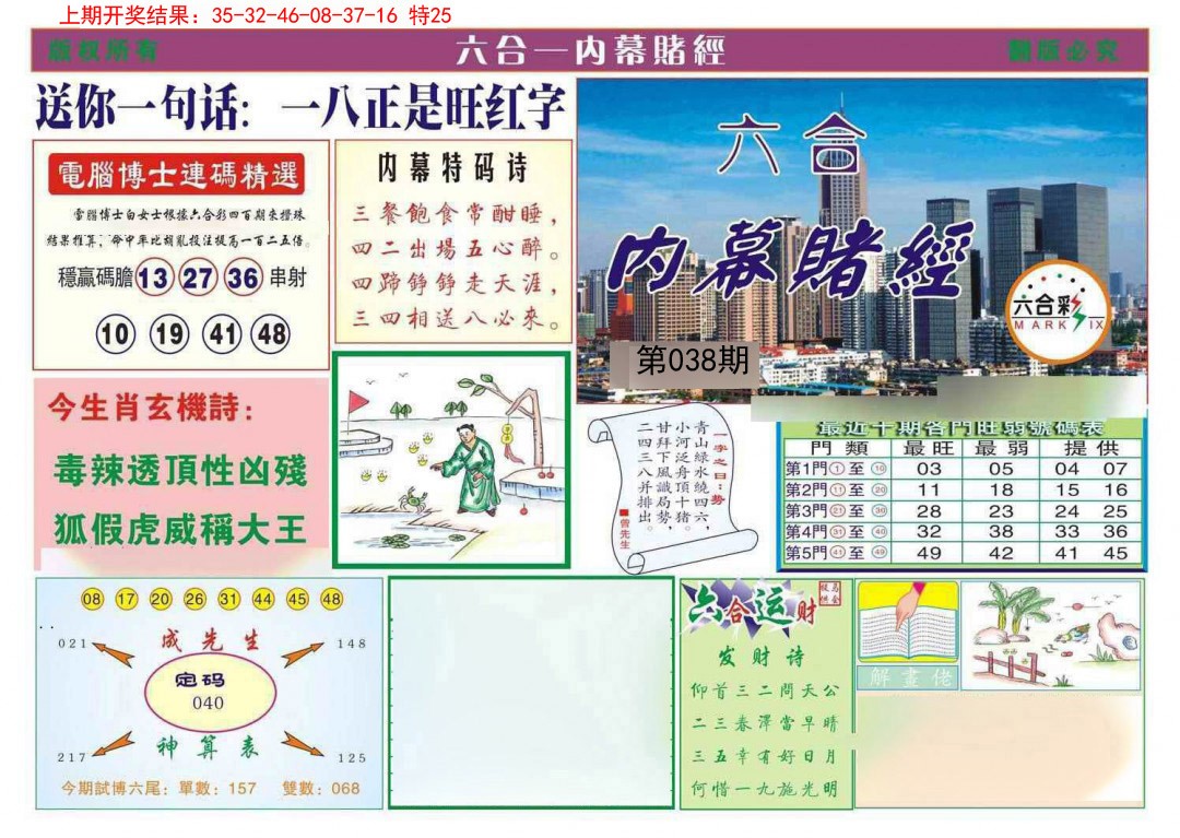 038期内幕赌经[图]