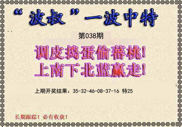 038期波叔一波中特[图]