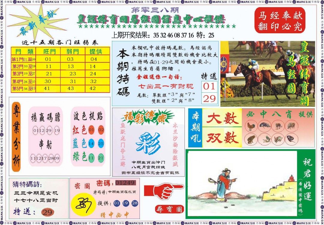 038期体育网马经图[图]
