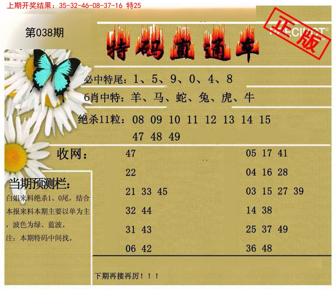 038期特码直通车[图]