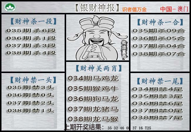 038期银财神[图]