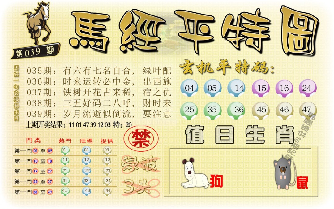 039期马经平特图[图]