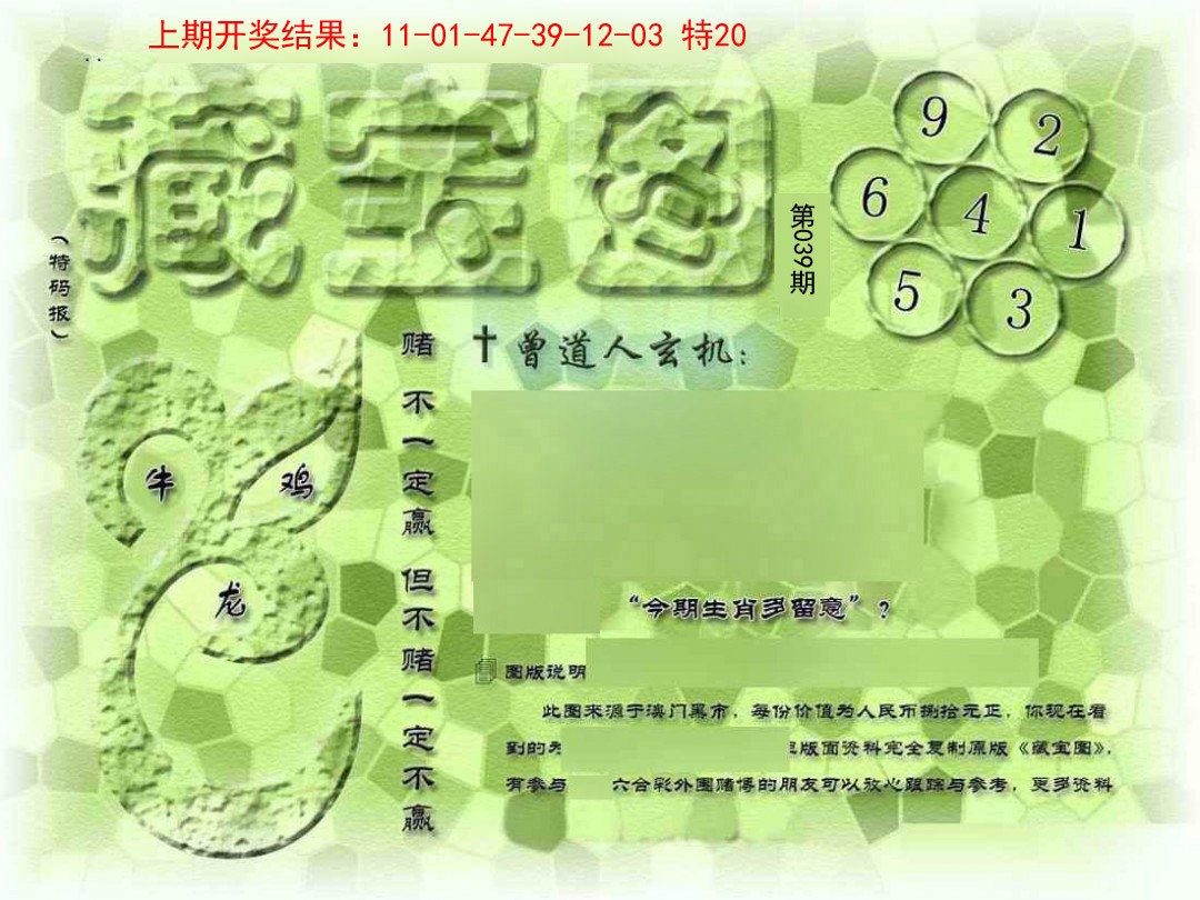 039期假新藏宝图[图]