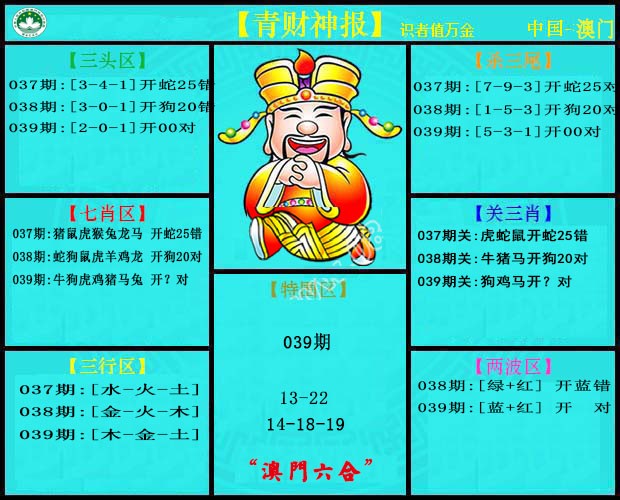 039期青财神[图]