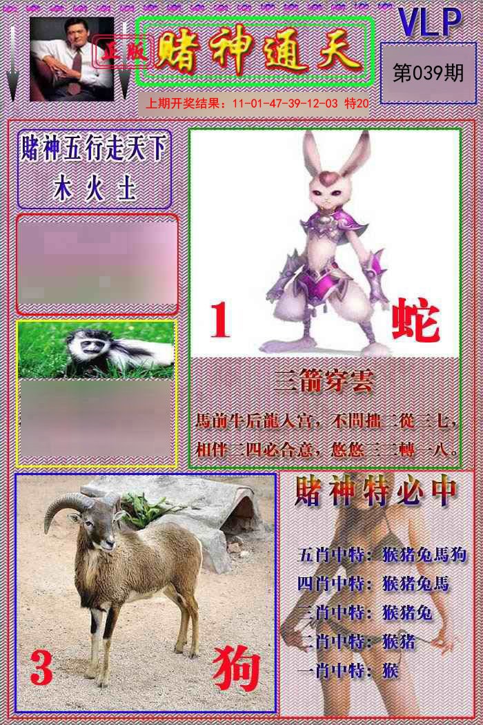 039期赌神通天报[图]