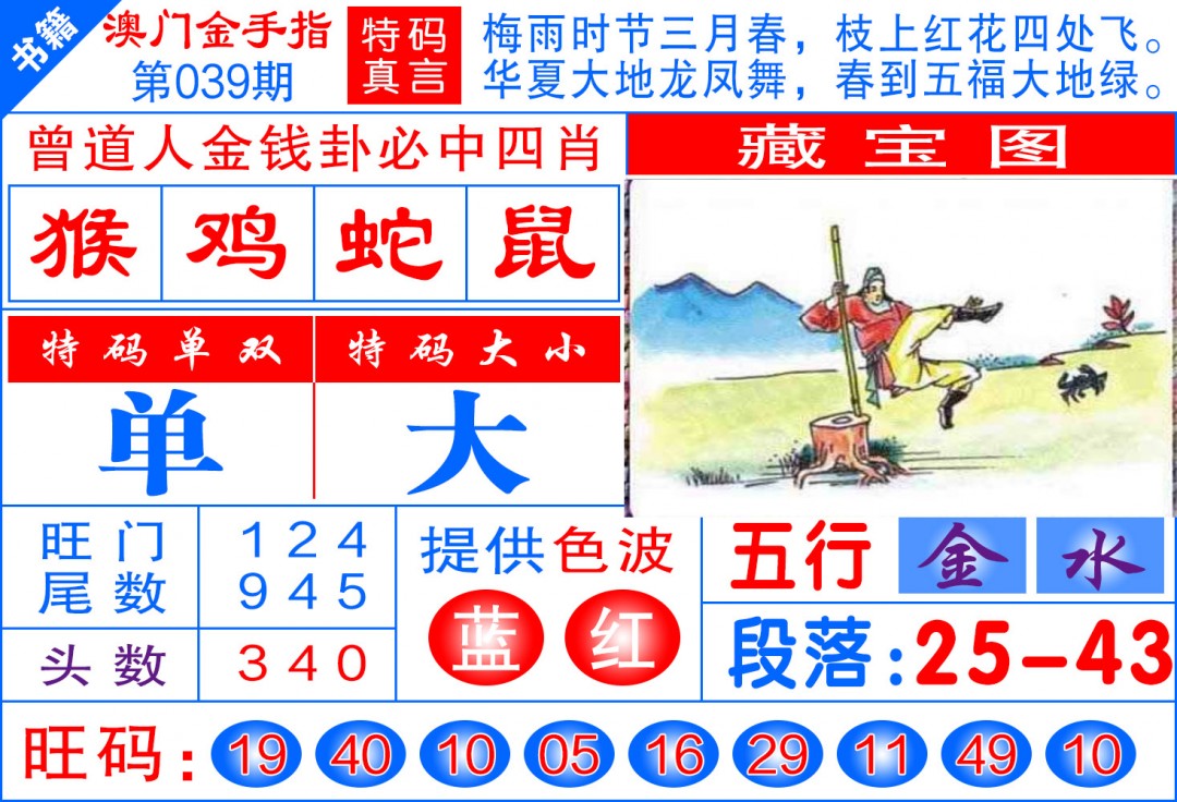 039期澳门金手指[图]