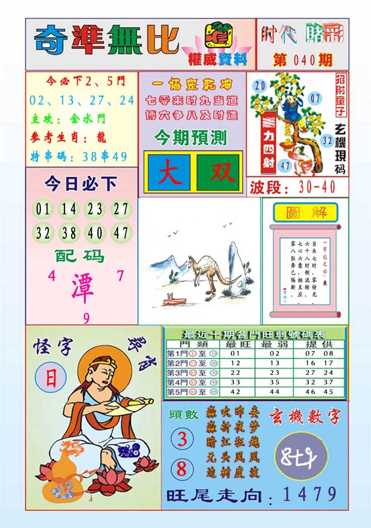 040期奇准无比[图]
