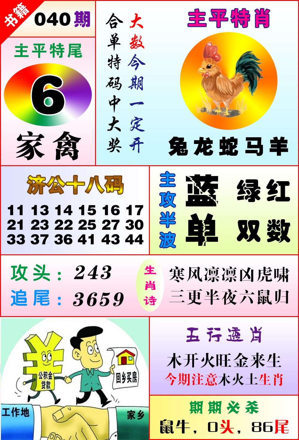 040期澳门狗头铡[图]