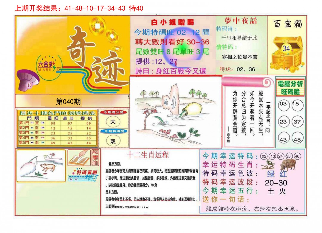 040期九龍奇迹A(推荐)[图]