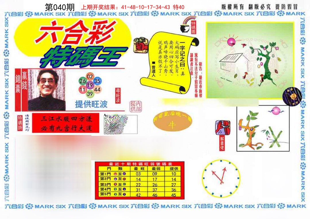 040期特码王(信封)[图]