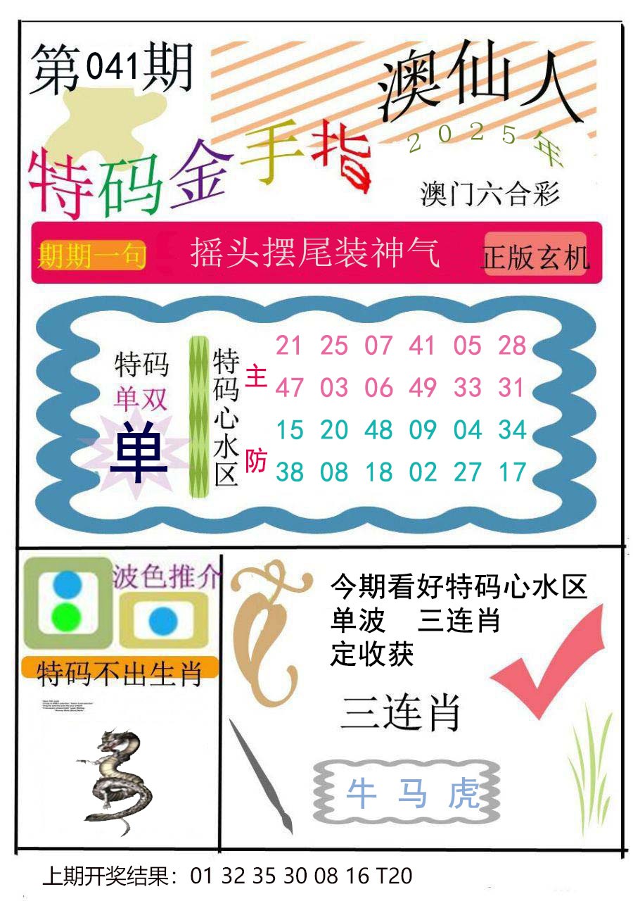 041期特码金手指[图]