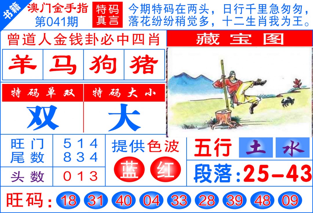 041期澳门金手指[图]